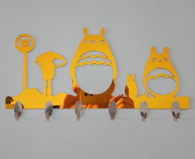 1 Pc Acrylic Wall Hook Clothes Hanger Hat Coat Key Rack Organizer Home Wall Decor
