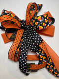 #1151 Halloween Bow, Lantern Bow, Wreath Bow