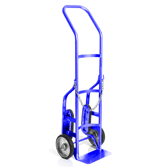 2 Wheel Cylinder Truck - 500 lb. Capacity in Silver by Dutro