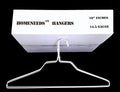 200 White Wire Hangers 18  Standard White Clothes Hangers (200, White)