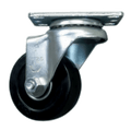 3" x 1-1/4" Soft Rubber Wheel Swivel Caster - Durable Superior Casters