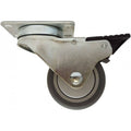 3" x 1-1/4" Thermo-Pro Wheel Swivel Caster W/ Total-Lock brake - Durable Superior Casters