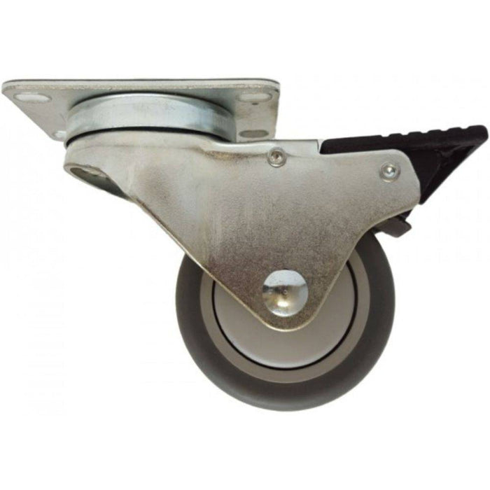 3" x 1-1/4" Thermo-Pro Wheel Swivel Caster W/ Total-Lock brake - Durable Superior Casters