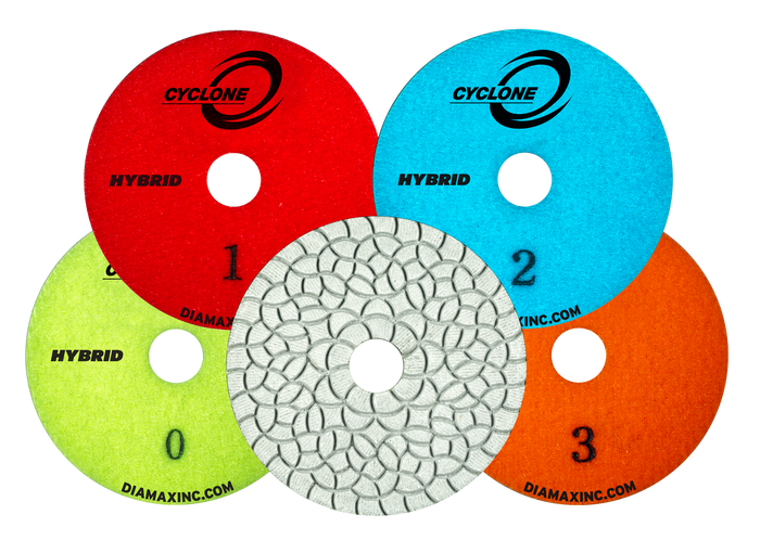 4" Dryflex 3 Pad - Pos. 1, 3 step