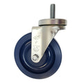 5" x 1-1/4" Duralastomer Threaded Swivel Stem Caster (1/2") - Durable Superior Casters