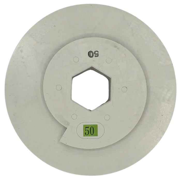 6" Straight Edge Disc With Snail Lock