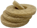 7 3/4" Natural Blend Tan Fiber Pad (Pack of 3)