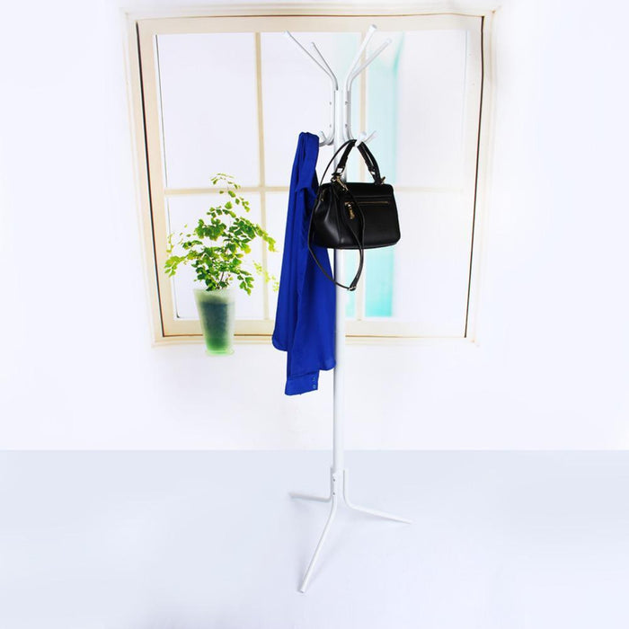 8 Hook Rotating Clothes Hanger Stand
