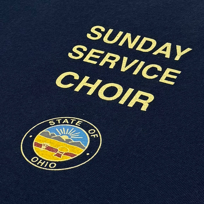 Jesus Is King 2019 Unreleased Sunday Service Ohio Choir Tee In Navy
