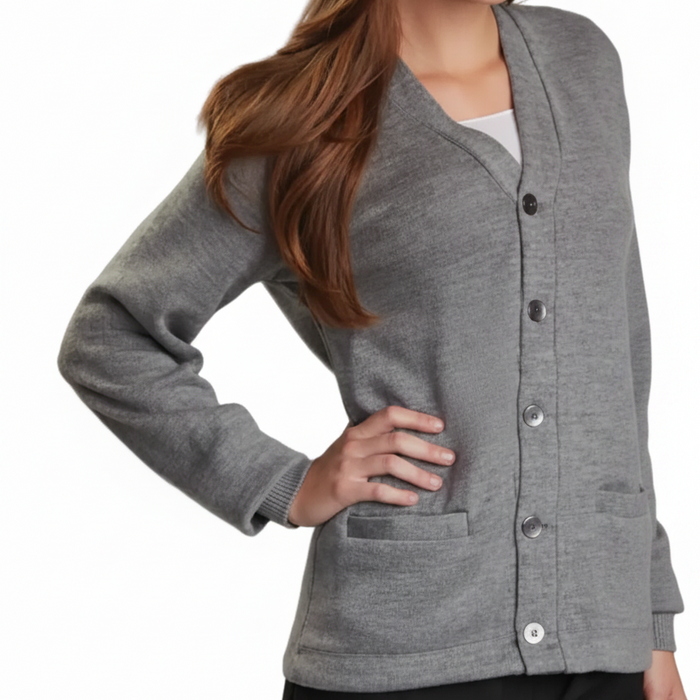 A+ Unisex Solid Colored Custom Cardigan