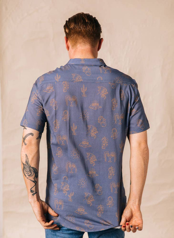 Adios Burritos Button Up Shirt - Men's cut