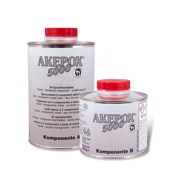 Akemi Akepox 5000 Flowing Transparent Two-Component Epoxy Adhesive — 1.5 kg