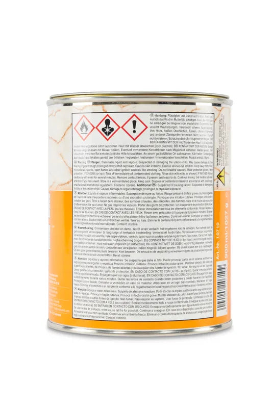 Akemi Marble Filler 1000 Transparent L-Special 1 kg. - Knife-Grade Polyester Adhesive - close-up detail
