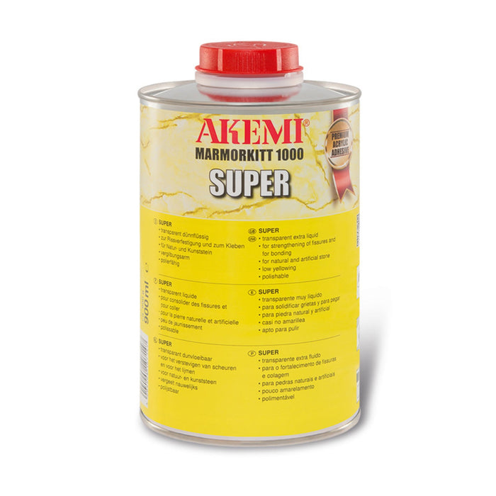Akemi Marble Filler Super 1 kg. - Highly Liquid Acrylic Adhesive - Dynamic Stone Tools