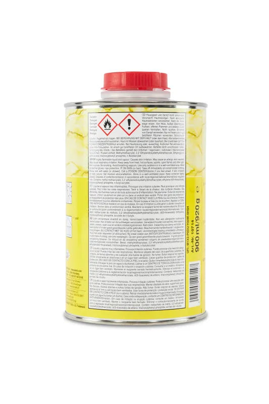Akemi Marble Filler Super 1 kg. - Highly Liquid Acrylic Adhesive - in use