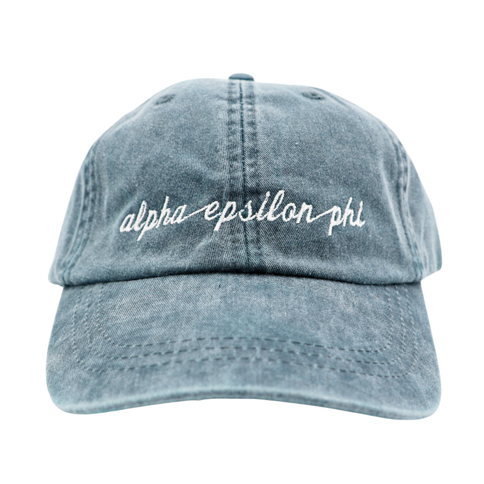 Alpha Epsilon Phi Script hat - 1009-64F59B-052824