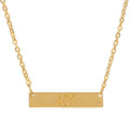 Alpha Omicron Pi Bar Necklace