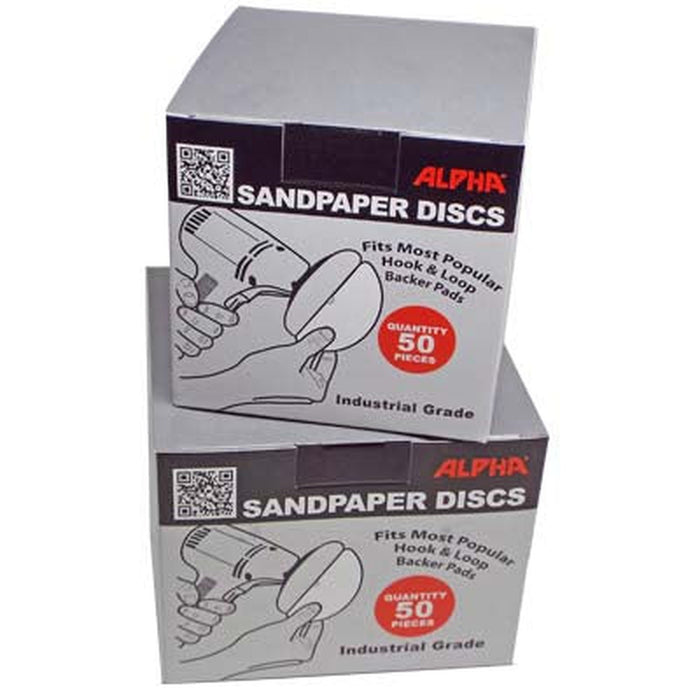 Alpha Sandpaper Hook & Loop Kit 50pk