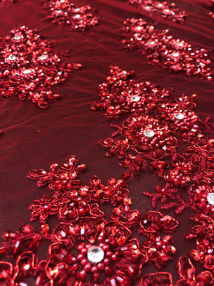 Arya Hand Beaded French Lace