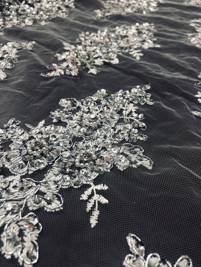 Arya Hand Beaded French Lace