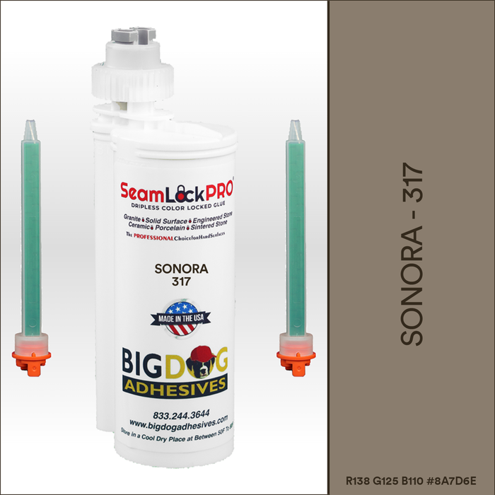 Big Dog SeamLock Pro Sonora Adhesive for Stone Countertop Seaming