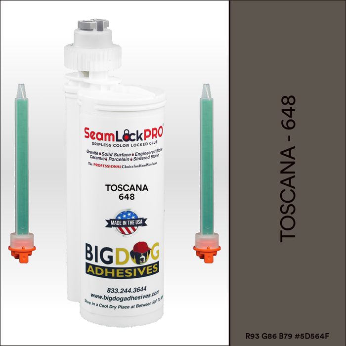 Big Dog SeamLock Pro Toscana Adhesive for Stone Countertop Seaming