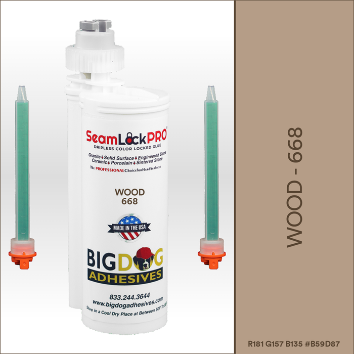 Big Dog SeamLock Pro Wood Adhesive for Stone Countertop Seaming