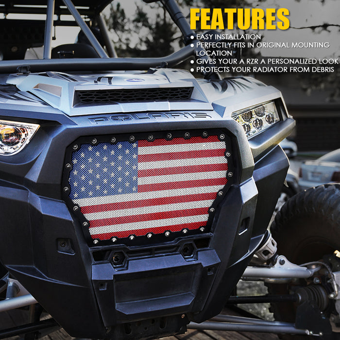Black Steel Mesh Grille backlight