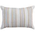 BOJESEN IVORY STRIPE MODERN CRAFT THROW PILLOW