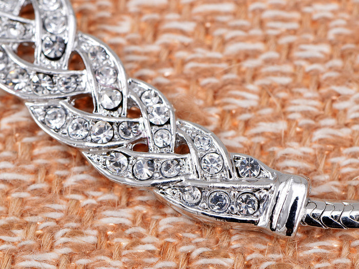 Braided Bridal Collar Necklace