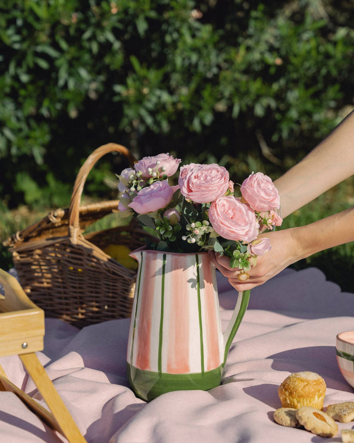 Ceramic Watermelon Pitcher