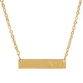 Chi Omega Bar Necklace