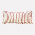 Cotton Quilted Frill Cushion  | Ripple Ice Cream | Bolster
