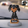 Custom Pet Bobblehead Full Body Figurine With Nameplate For Pet Moms Pet Dads - Personalized Bobblehead