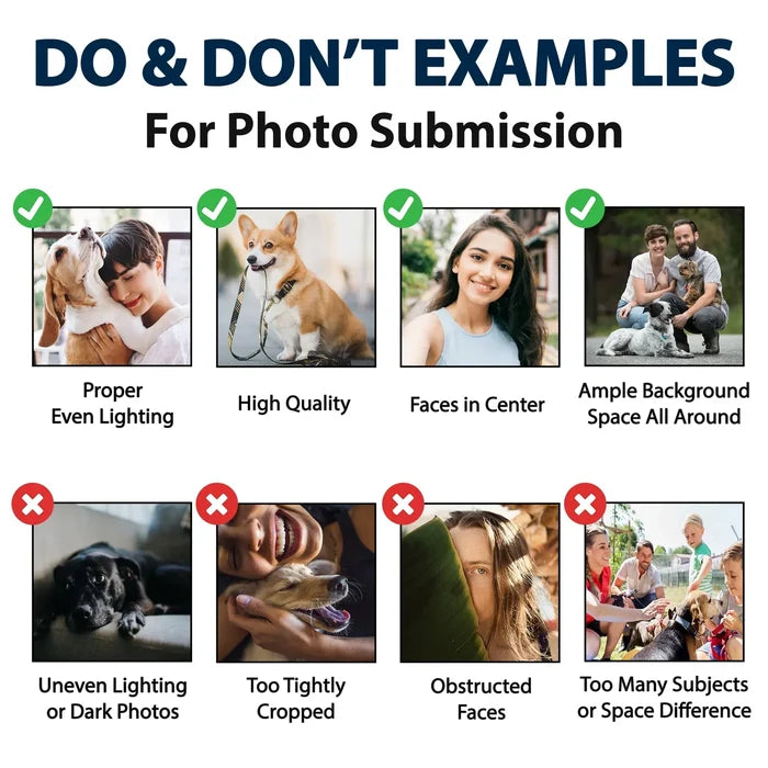 Custom Photo Dog Face Funny - Gift For Dog Lovers - Personalized Long Pajamas Set