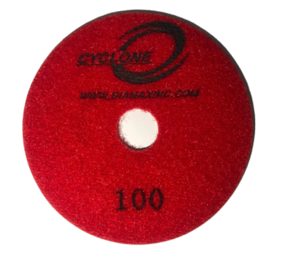 Diamax Cyclone R Series 3 Inch Polishing Pad for Granite and Stone - close-up detail