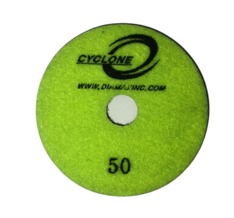 Diamax Cyclone R Series 4 Inch Polishing Pad for Granite and Stone - packaging