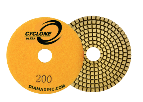 Diamax Cyclone Ultra 3 Inch Polishing Pad for Granite and Stone - packaging