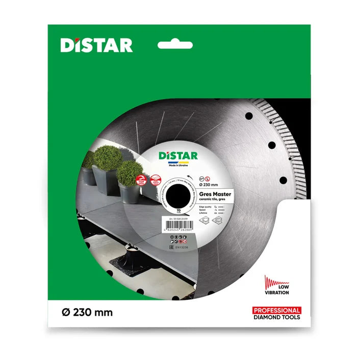 DiStar Gres Master 9 Diamond Blade  High-Performance Cutting for 20mm Porcelain Gres - close-up detail