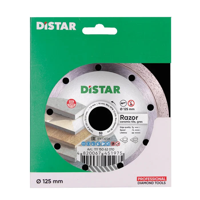 DiStar Razor 5 Diamond Blade for Ceramic & Porcelain  Smooth, Chip-Free Cutting - close-up detail