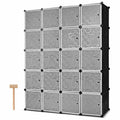 DIY 20 Cube Portable Closet Wardrobe Cabinet