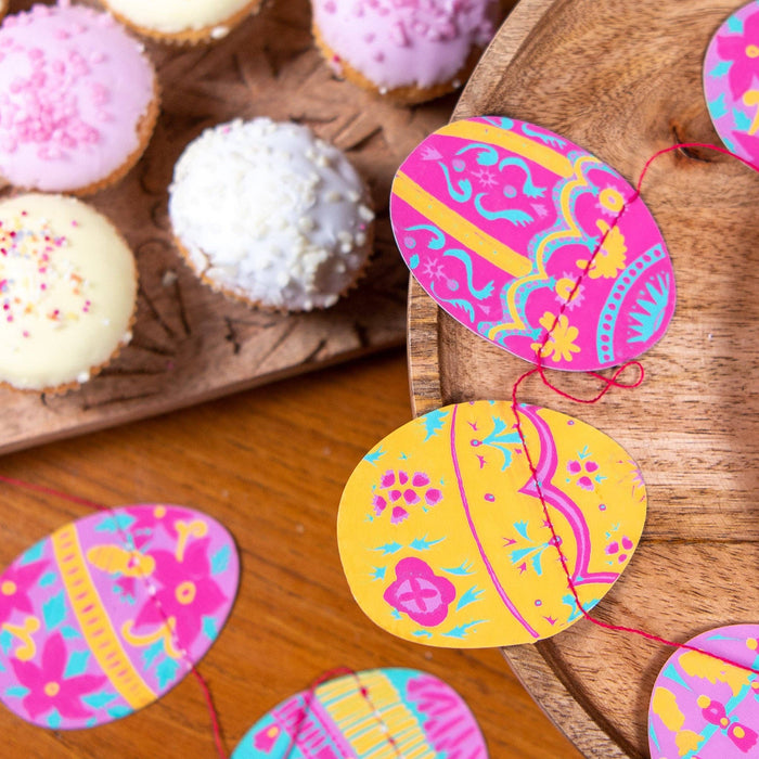 Easter Egg Sewn Garland