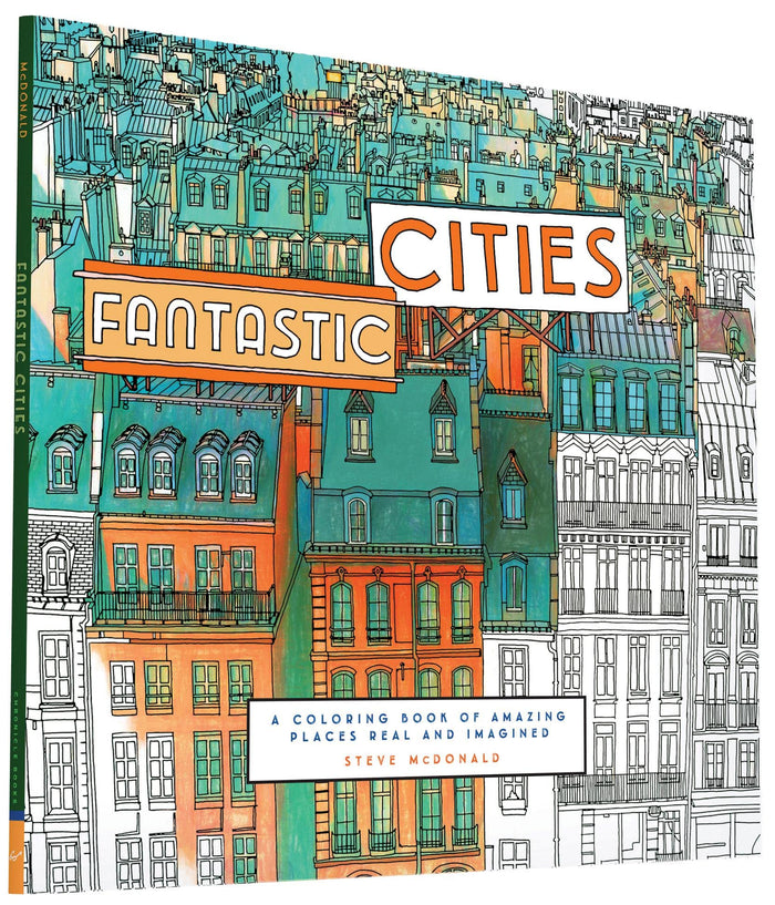 Fantastic Cities Coloring book