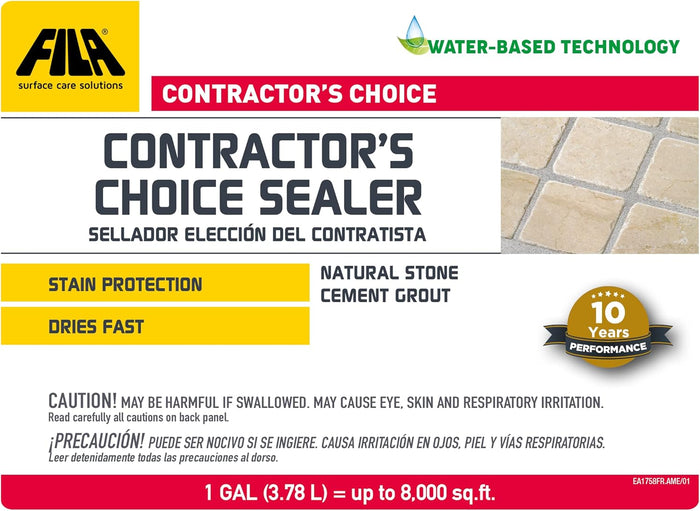 FILA  Contractors Choice Sealer  1 Gallon - side view