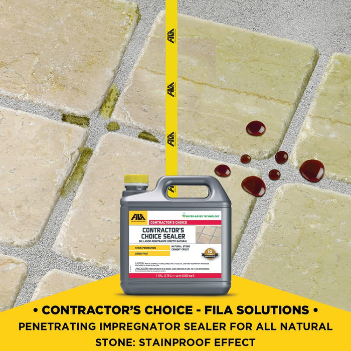 FILA  Contractors Choice Sealer  1 Gallon - in use