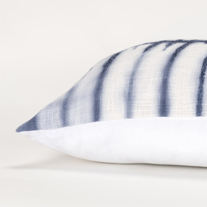 FISKER IVORY STRIPE BOHO THROW PILLOW