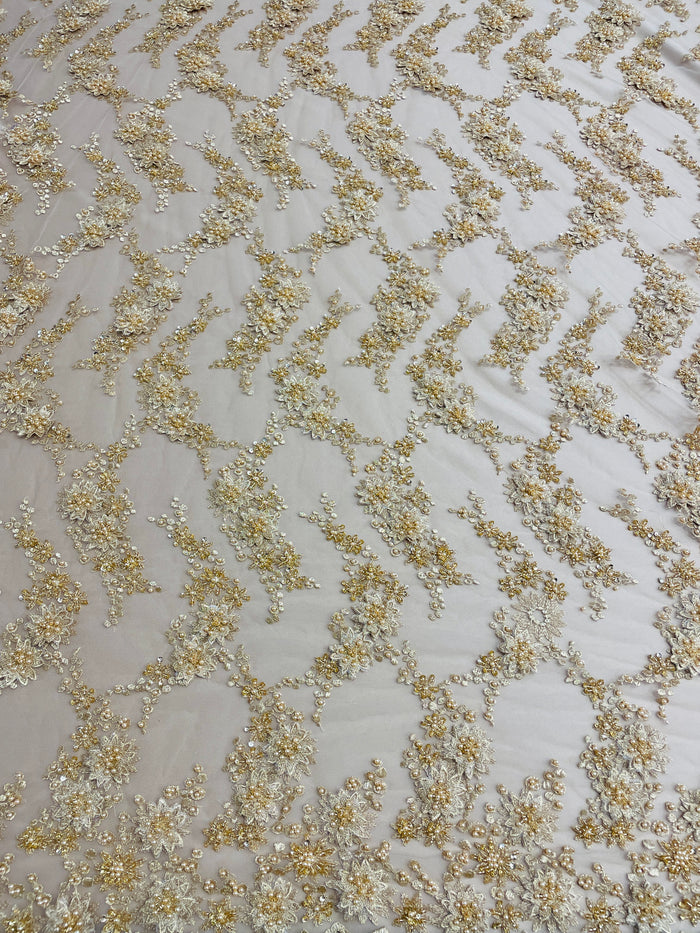 Flower Patch Beaded Embroidery