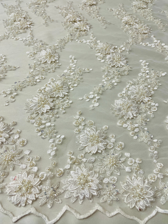 Flower Patch Beaded Embroidery