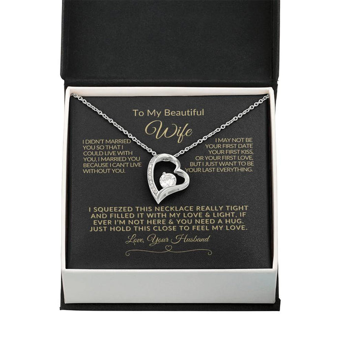 Forever Love Necklace for Wife - Romantic Anniversary Gift - Jewelry