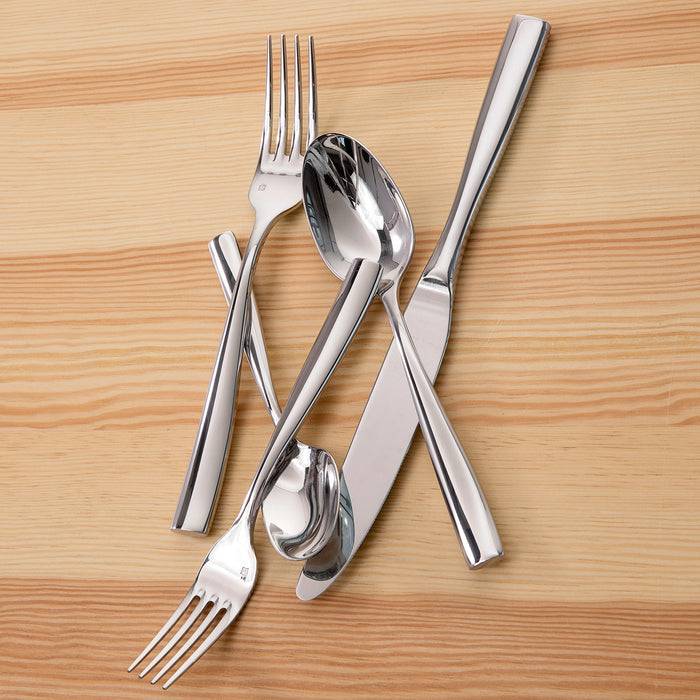 Fortessa 1.5.102.00.053 Lucca 6 7/8" 18/10 Stainless Steel Extra Heavy Weight Butter Knife - 12/Pack